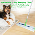 XL Dry Sweeping Cloths, XL Dry Pad Refills for Swiffer Sweeper XL Mop, X-Large Disposable Sweeping Cloths Multi Surface Floor Mop Pad Refills for