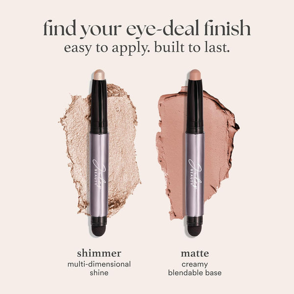 Julep Eyeshadow 101 Cream to Powder Waterproof Eyeshadow Stick, Charcoal Matte