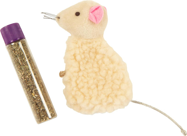 Smartykat Madcap Mania Refillable Plush Catnip Cat Toy, Includes Catnip Tube - Randomly Selected Color, One Size