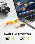 KOOTION 128GB Micro SDXC UHS-I U3 V30 A1 Memory Card - High Speed TF Card for Phone, Camera