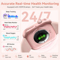 ENOMIR Smart Watch for Women Iphone & Android,1.99"" AMOLDE Screen 3ATM Waterproof Fitness Watch with Answer/Make Call AI Voice,24H-Heart