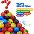 Gumballs for Gumball Machine - Berry Mix 1 Inch Bubble Gum Balls Bulk - Gumball Machine Refills - Chewing Gum - 2.4 Pound - 136Pcs King Gumballs Bulk