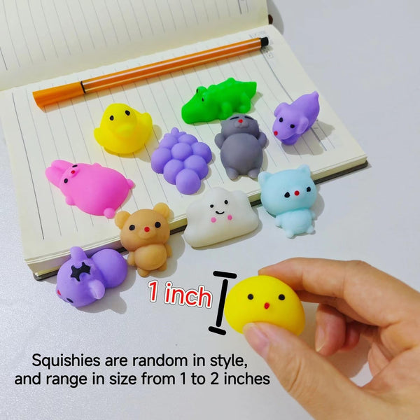 80Pcs Party Favors for Kids 4-8, Kawaii Squishies Mochi Squishy Toy Bulk Fidget Sensory Toys Birthday Gifts for Boys Girls Goodie Bag Christmas