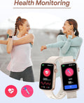 RUIMEN Fitness Tracker, Fitness Watches for Women Men with Heart Rate Monitor Blood Oxygen Sleep Tracker Pedometer, 1.47" Smart Watch Step Calorie