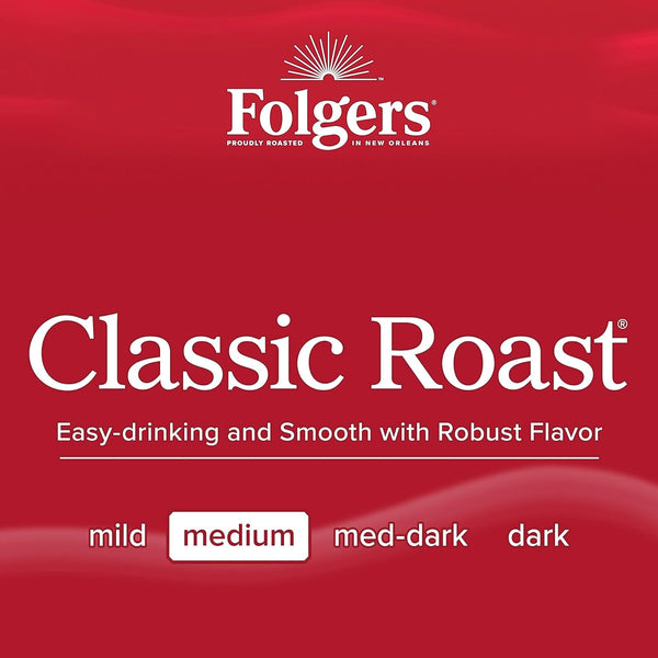 Folgers Classic Roast Instant Coffee, 8 Ounces