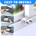 Sliding Window Locks (6 Sets), Window Locks for up and down Windows and Horizontal Windows, Window Security Bars, Window Security Lock with