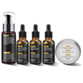 Beard Kit for Men Grooming & Care W/3 Pack Beard Oil, Wash, Balm, Comb, Brush, Scissors,Anniversary Valentines Birthday Fathers Gifts Idea for