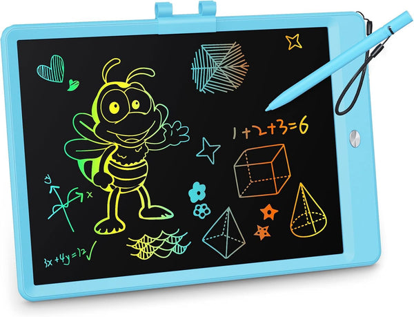 KOKODI LCD Writing Tablet, Valentines Day Gifts for Kidsï¼10 Inch Colorful Toddler Doodle Board Drawing Tablet, Erasable Reusable Electronic
