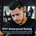 Bluetooth Headphones, Wireless Earbuds IPX7 Waterproof Bluetooth 5.3 Headphones with 16Hrs Playtime Stereo Bass Headsets with Mic Running Headsets