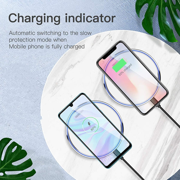 Fast Wireless Charger,20W Max Wireless Charging Pad Compatible with Iphone 16/16 Pro/16 Pro Max/16 Plus/15/14/13/12/11/X,Airpods;Fdgao Wireless