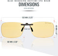 Clip-On Blue Blocking Eye Wear