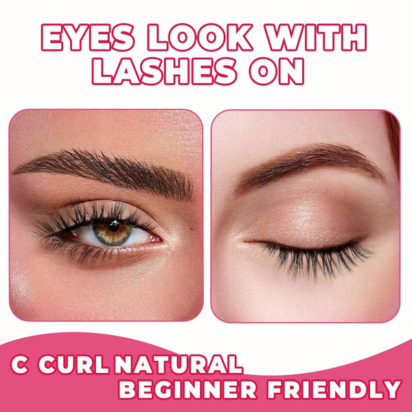 Lashes Natural Cat Eye Lashes Wispy Eyelashes 15Mm False Eyelashes Wispy Lashes 3D Volume Strip Eyelashes Thin Cotton Band Soft Fake Eyelashes