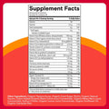 Smartypants Organic Kids Multivitamin Gummies: Probiotics, Omega 3 (ALA), Vitamin D3, C, Vitamin B12, B6, A, K & Zinc for Immune Support, Biotin,