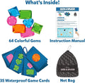 Skillmatics Seek & Splash Diving Gem Toys - Underwater Search and Find Game, Perfect for Swimming Pool & Summer Fun for Kids, Gifts for Boys &