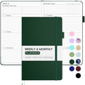 Undated Weekly Planner for 2025, Forvencer Simplified Weekly & Monthly Calendar Planner, Cute Daily Organizer Notebook, Agenda Journal to Track