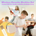 Mini Karaoke Machine,Funny Toys Christmas Birthday Gifts for Kids Age 4-12 Girls,Boys,Adults,Meguo Karaoke Microphone Toys for