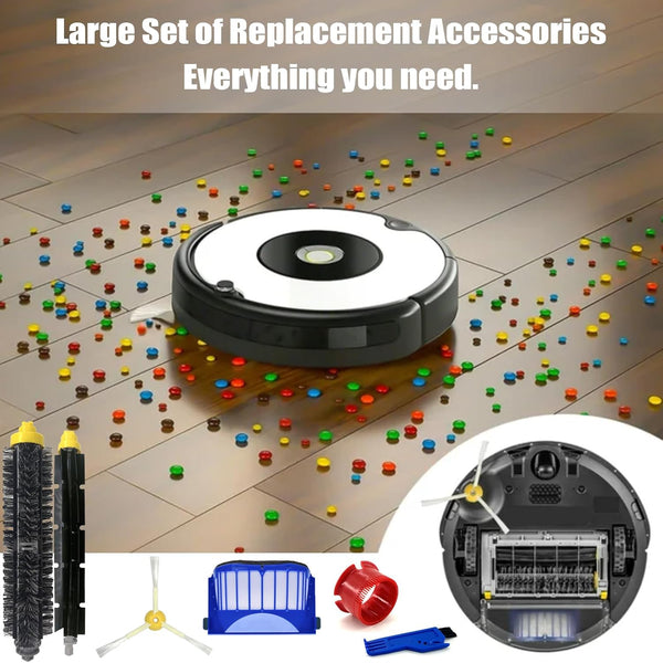 Roomba Replacement Brush Compatible with Irobot Roomba 600 and 700 Series 614 620 630 635 640 645 650 655 660 675 680 690 695 760 770 780 Vacuum
