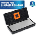 SHARPAL 156N Double-Sided Diamond Sharpening Stone Whetstone Knife Sharpener | Coarse 325 / Extra Fine 1200 Grit | Storage Case with Nonslip Base