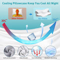 Cervical Pillow for Neck Pain Relief, Ergonomic Neck Pillow for Sleeping Contour Memory Foam Pillows with Cooling Pillowcase, Orthopedic Bed