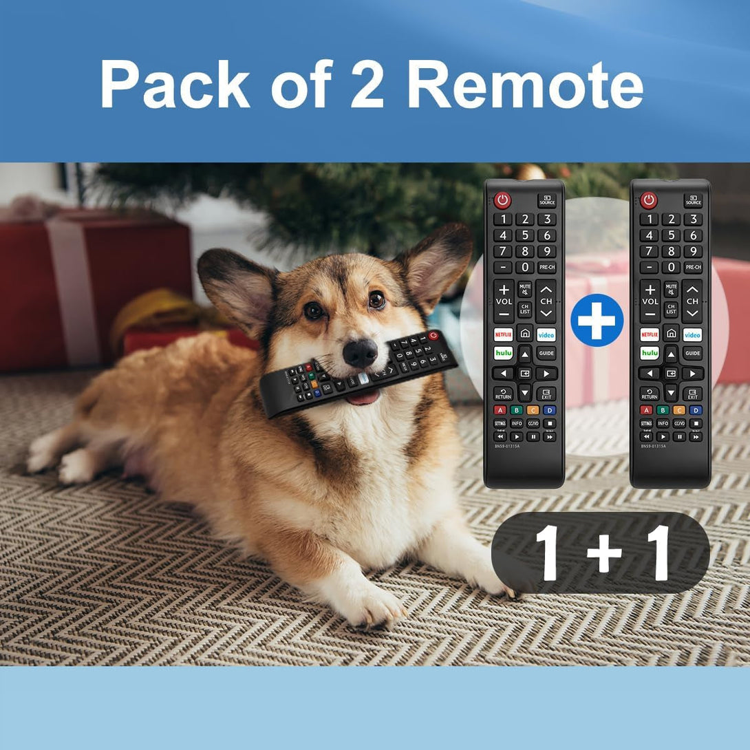 【Pack of 2】 New Universal Remote for All Samsung TV Remote, Replacement Compatible for All Samsung Smart TV, LED, LCD, HDTV, 3D, Series TV