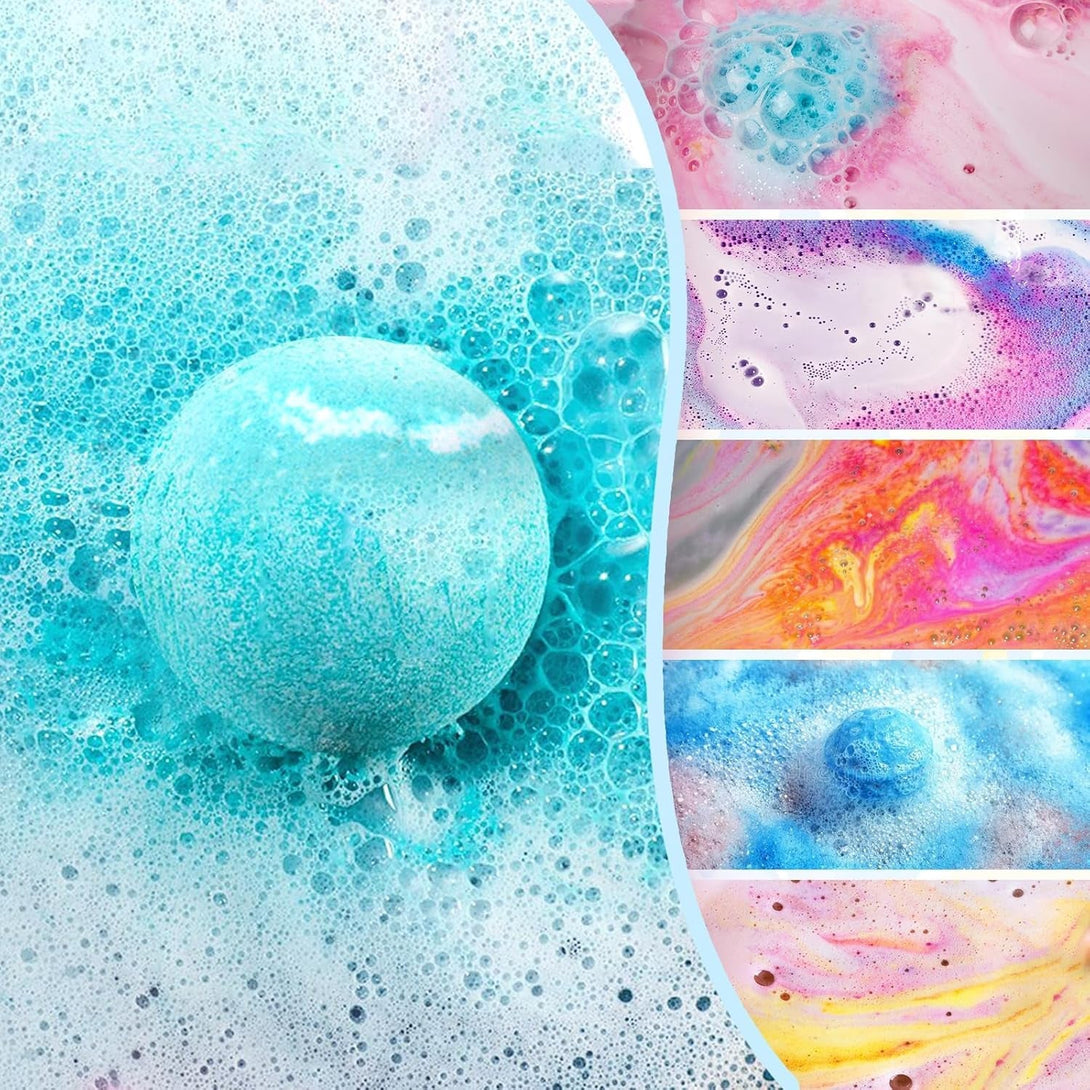 Bath Bombs for Kids with Surprise inside for Girls Boys Toddlers Organic Kids Bath Bombs with Toys inside Ideal Birthday Christmas Gift Set