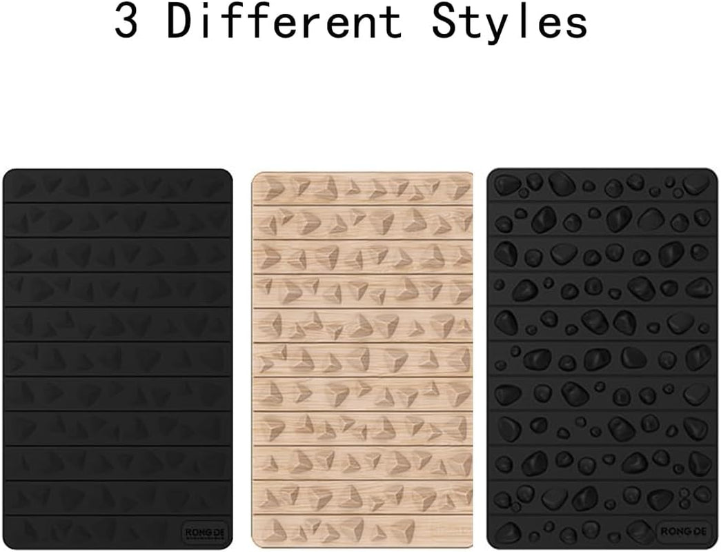 Foot Relief Massage Mat - Non-Electric Acupressure Pad for Office & Home Use - Ergonomic Reflexology Mat for Plantar Fasciitis, Heel Pain Relief - Durable Rubber Floor Mat for Men/Women