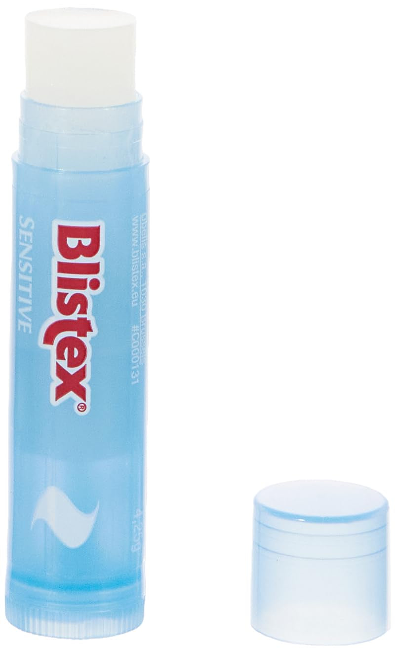 Blistex Simple & Sensitive Lip Balm, 0.15 Ounce Tube – Hypo-Allergenic Unflavored Lip Balm, Gentle Lip Moisturizer for Dry Lips, Contains Shea & Cocoa Butter