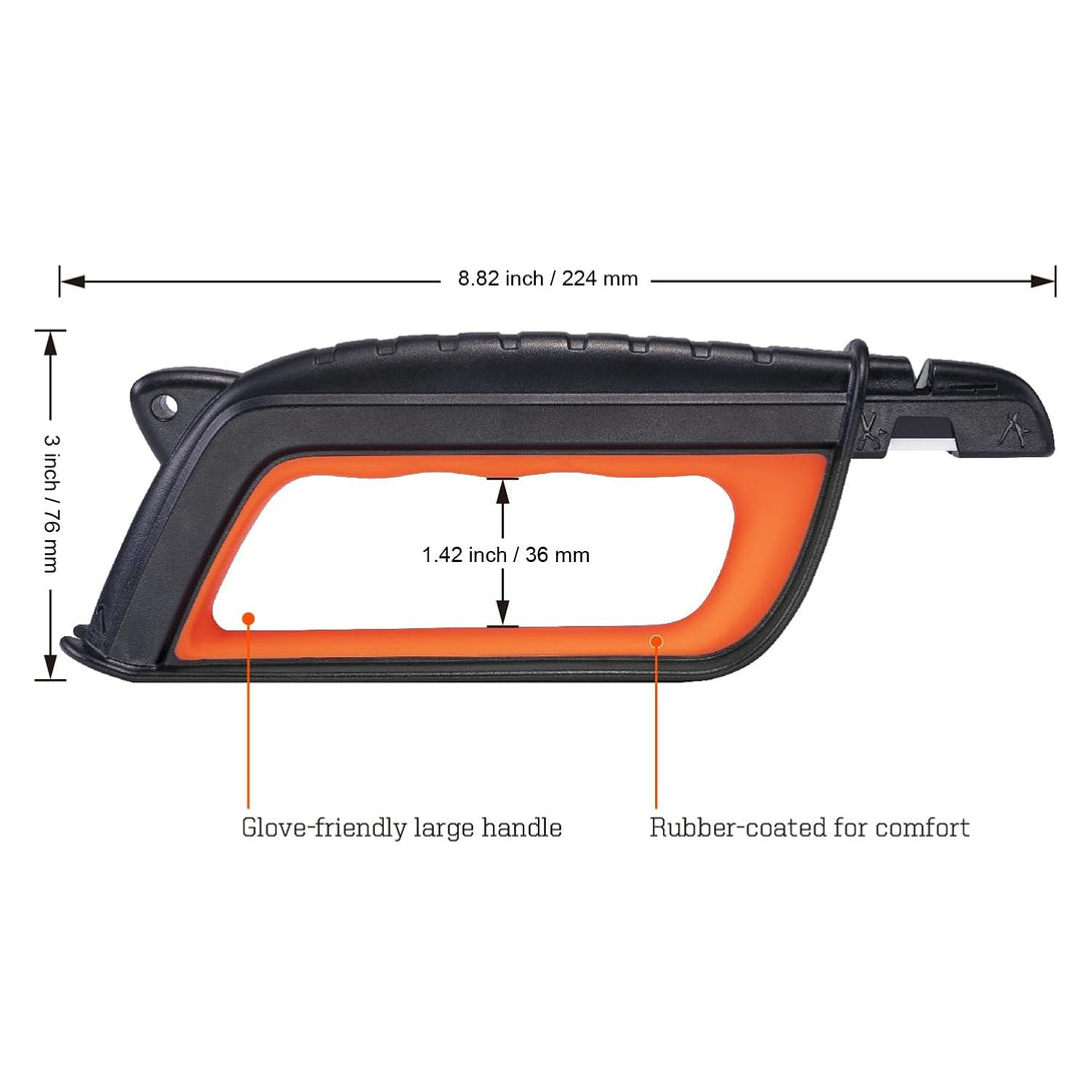 SHARPAL 103N All-In-1 Knife Garden Tool Multi-Sharpener for Lawn Mower Blade, Axe, Hatchet, Machete, Pruner, Hedge Shears, Scissors