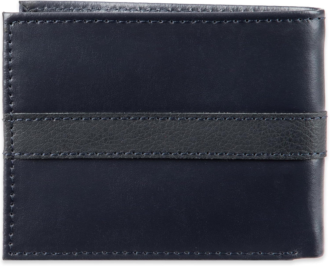 Tommy Hilfiger Men'S Classic Bifold Wallet with ID Window and Multiple Card Slots