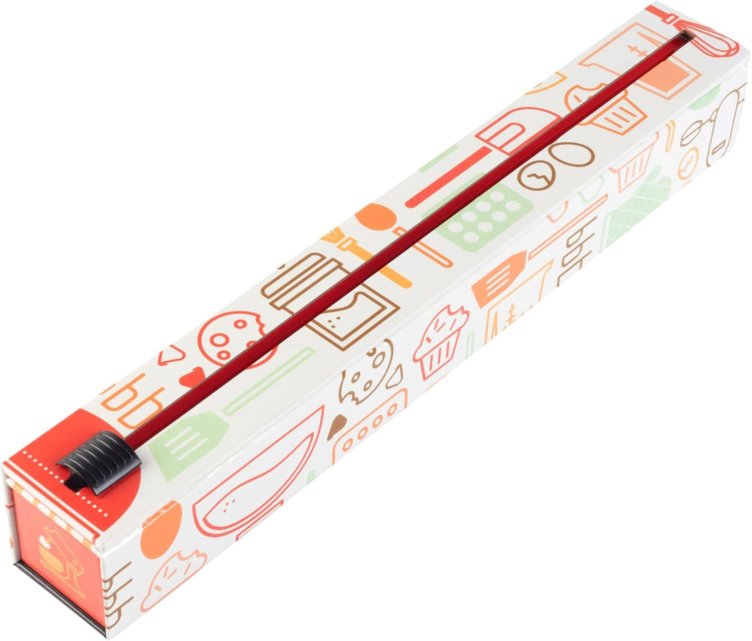 Chicwrap Baker'S Tools Parchment Paper Dispenser - Includes 15"X 33" (42 Sq.Ft) Roll Unbleached Baking, Cooking & Culinary Paper - Reusable Dispenser W/Slide Cutter - Ideal Dispenser & Saves Money