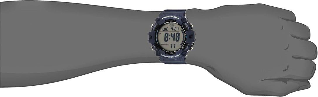 Casio Illuminator AE1500WH Series | 10-Year Battery | LED Backlight | 5-Alarms | 1/100 Sec Stopwatch | Men'S Digital Watch
