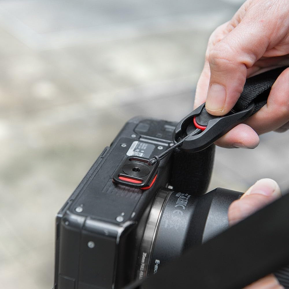 Peak Design Anchor Mount, 2 Loops for Attaching Anchors or OEM Camera Straps, Rugged, Weatherproof Aluminum Construction, Ultra Secure, Screws into Any Standard Tripod Socket