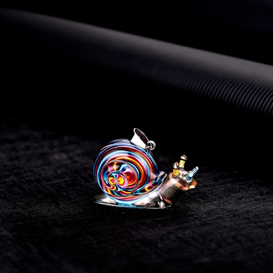 Unique Snail Pendant Necklace Multifunctional Steampunk Environmentally Friendly Design Jewelry Gift for Nature Lovers,Men,Women & Teens