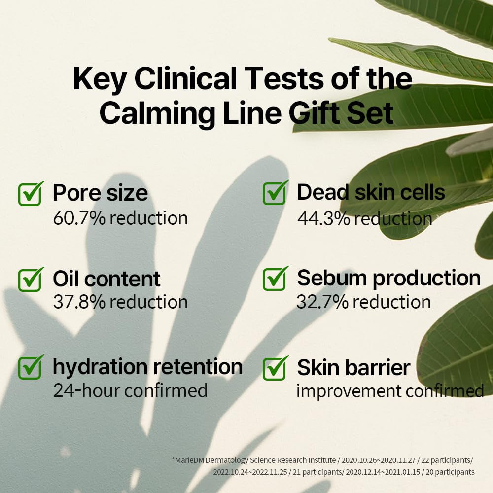 Pyunkang Yul Calming Line Gift Box Set - Korean Facial Skin Care Essential for Daily Moisturizing, Safe on Acne Prone & Sensitive Skin, Vegan & Cruelty Free