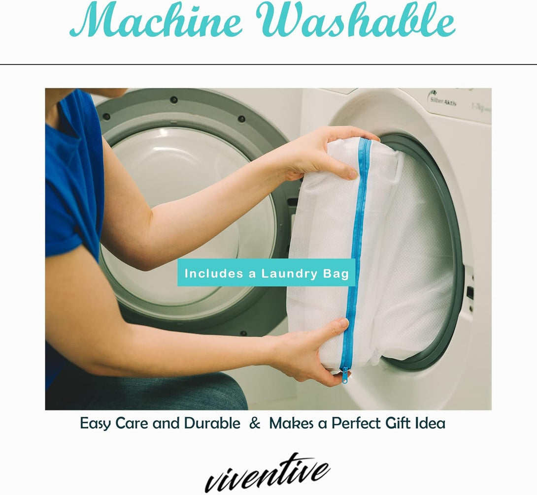 Luxury Bath Pillow for Tub - Non-Slip and Extra-Thick, Head, Neck, Shoulder and Back Support. Soft and Large Comfort Bathtub Pillow Cushion Headrest for Relaxation - Fits Any Tub Made of 3D Mesh