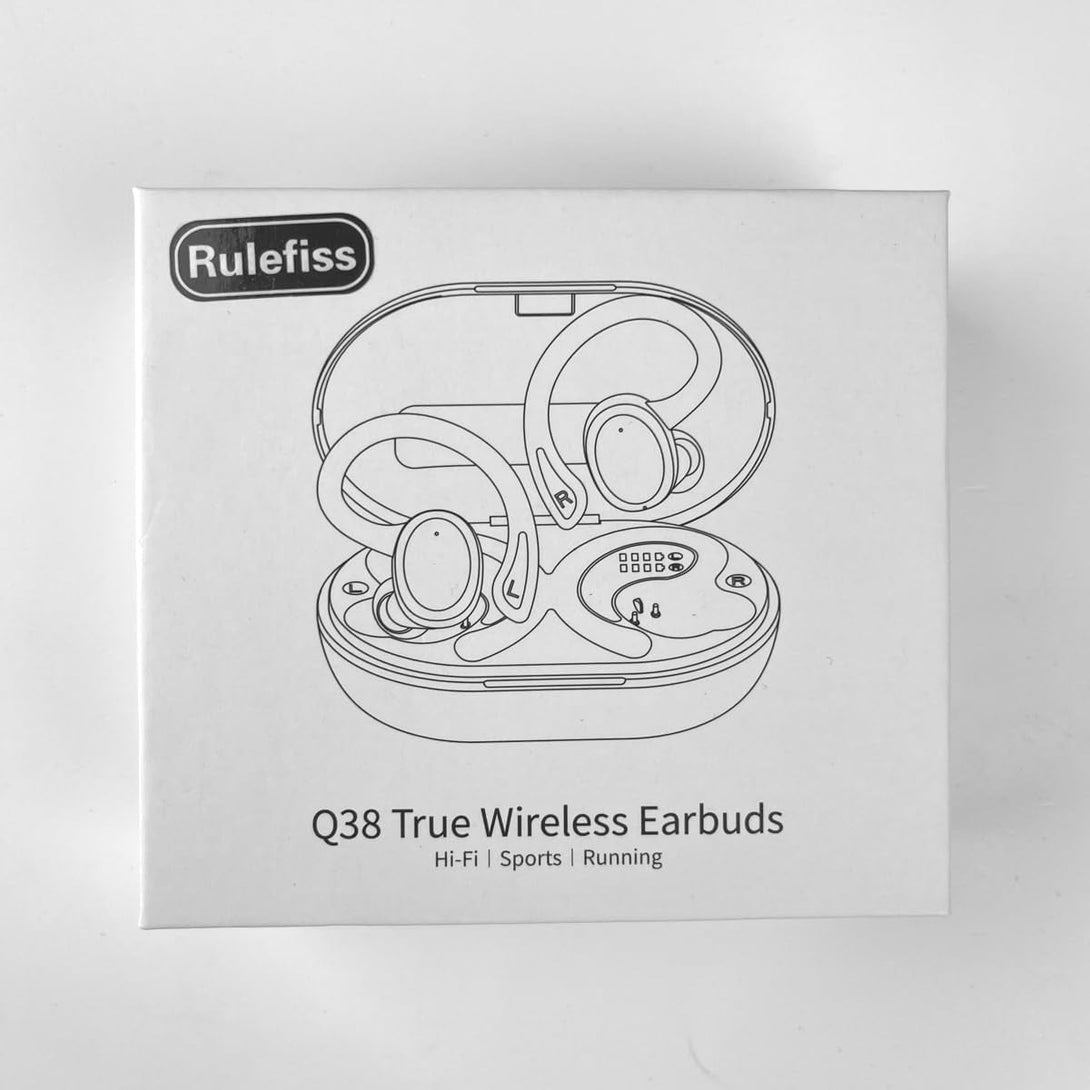 Wireless Bluetooth Headphones, Immersive Hifi Stereo Earbuds, 2023 New 48Hrs Ear Buds, ENC Mic, IP7 Waterproof Sport Earhooks