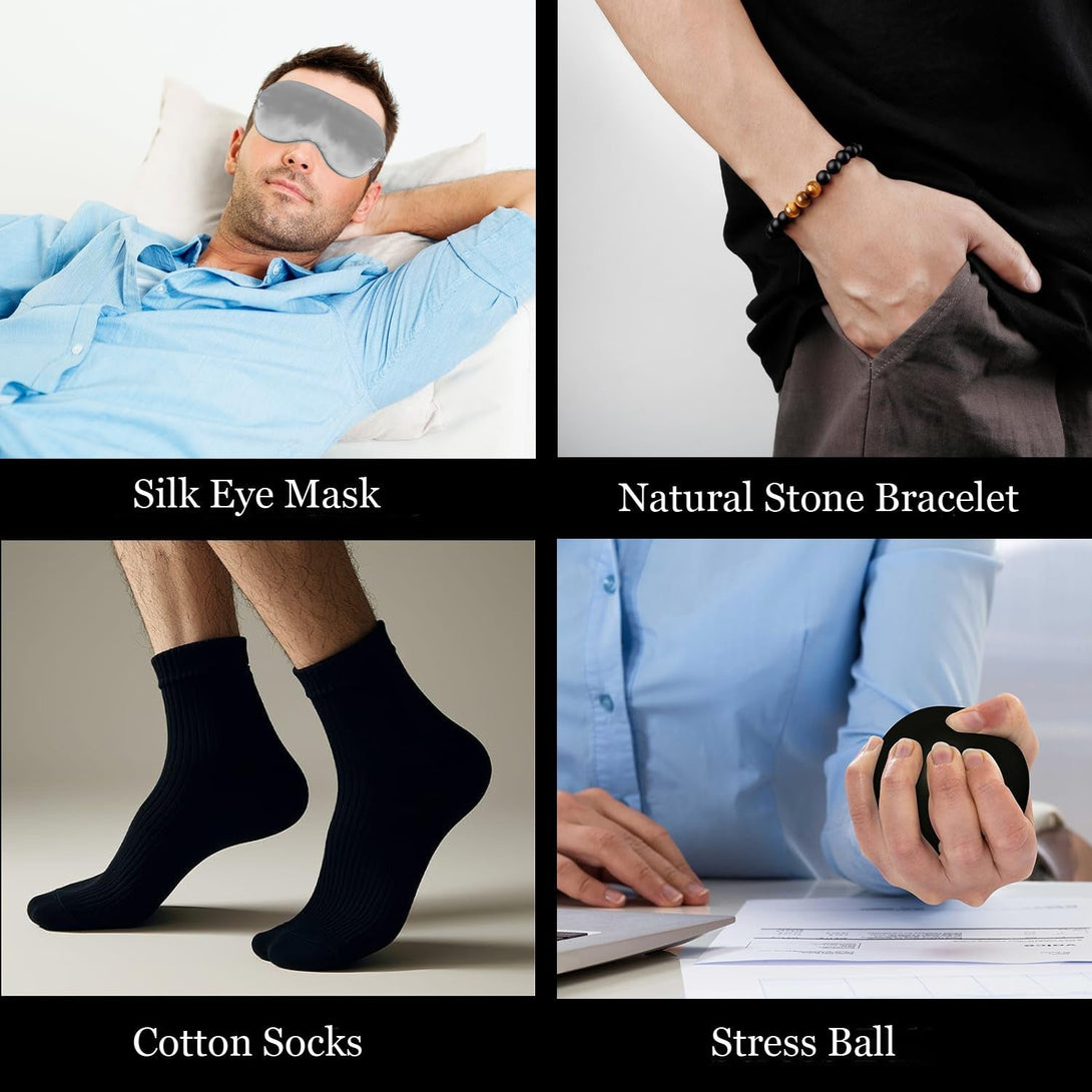 Get Well Soon Gifts for Men after Surgery, Chemo Care Package Get Well Gift Basket for Sick Friends