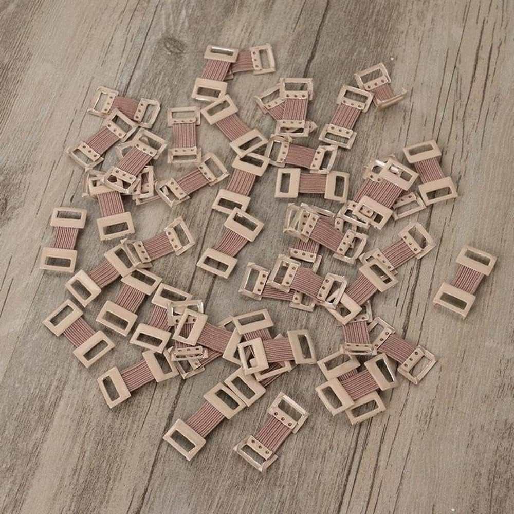 10Pcs/ Bag White Replacement Elastic Bandage Stretch Wrap Metal Clips Fastening Clips Hooks Adhesive Bandages Health and Household Bandages and Bandaging Supplies