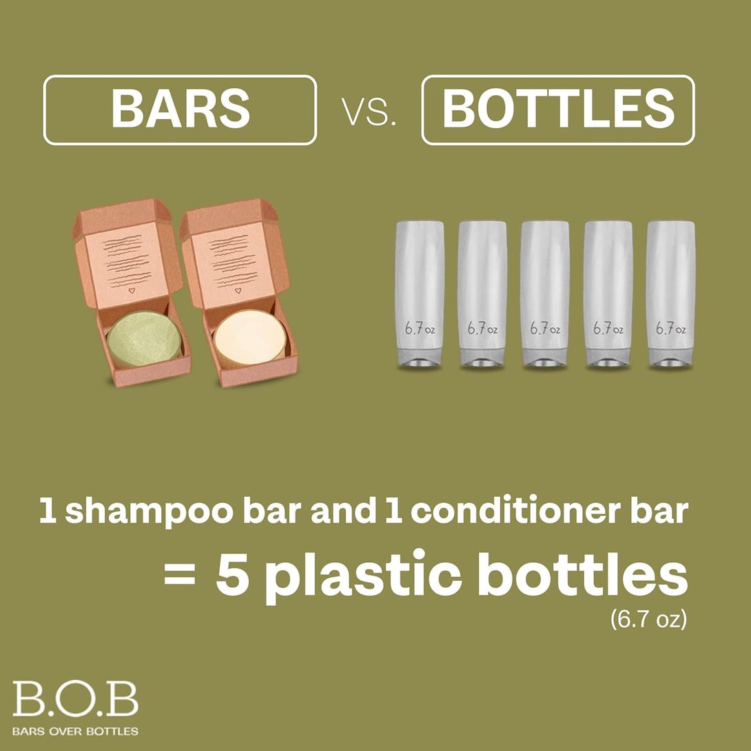 B.O.B BARS over BOTTLES Solid Shampoo Bar (Detox)