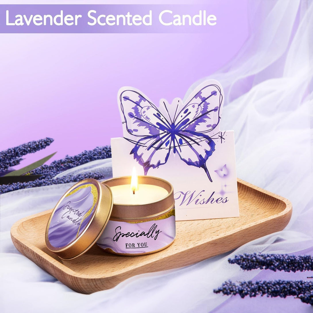 Gifts for Women, Birthday Gifts for Women, Happy Birthday Gifts Basket for Women,Lavender Relaxing Spa Gifts Basket for Best Friends Female Women Sister Mom Wife Her Girlfriend Coworker