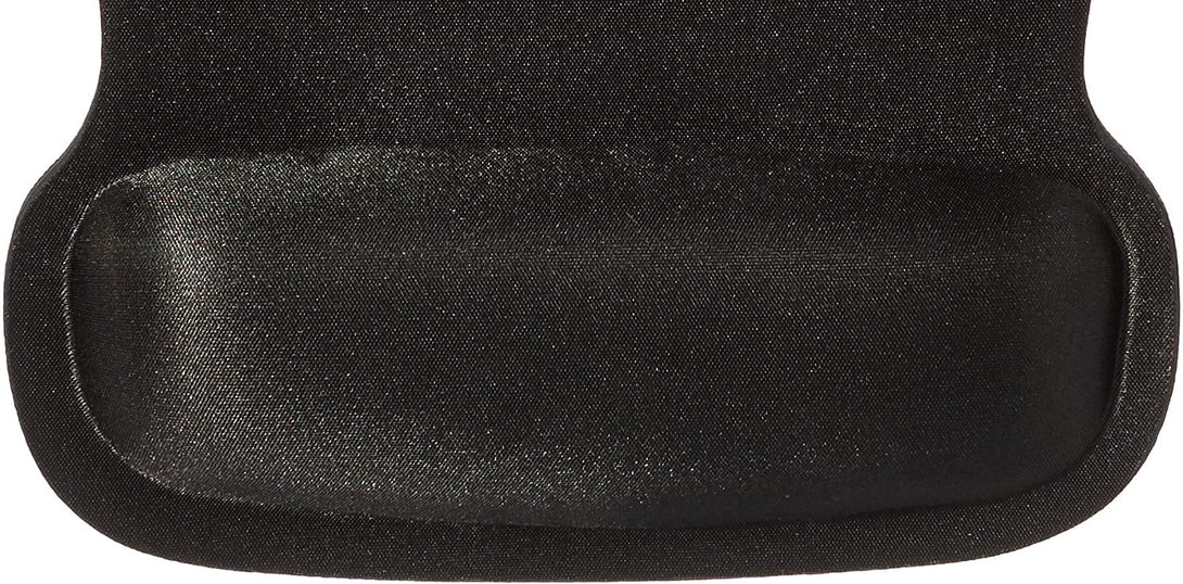 Amazon Basics Irregular Ergonomic Gel Computer Mouse Pad with Wrist Rest for Pain Relief, 10.1L X 8.1W Inches, Black