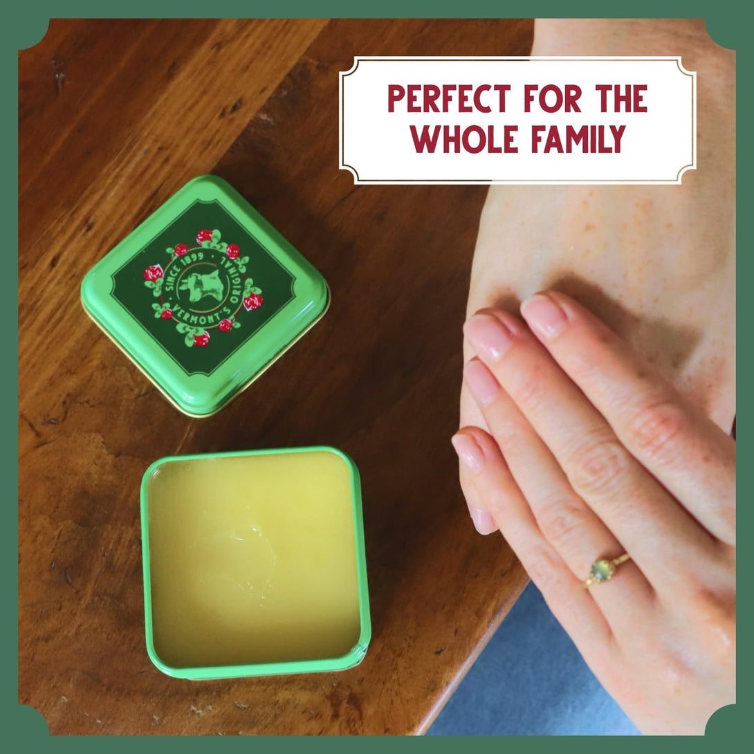 Bag Balm Vermont'S Original Skin Moisturizer - Full Body Hydrating Skin Care: Dry Hands, Lips, Face, Feet & More - Unscented, Cruelty & Paraben Free - Day & Night, Men & Women (4Oz Tin, Made in USA)