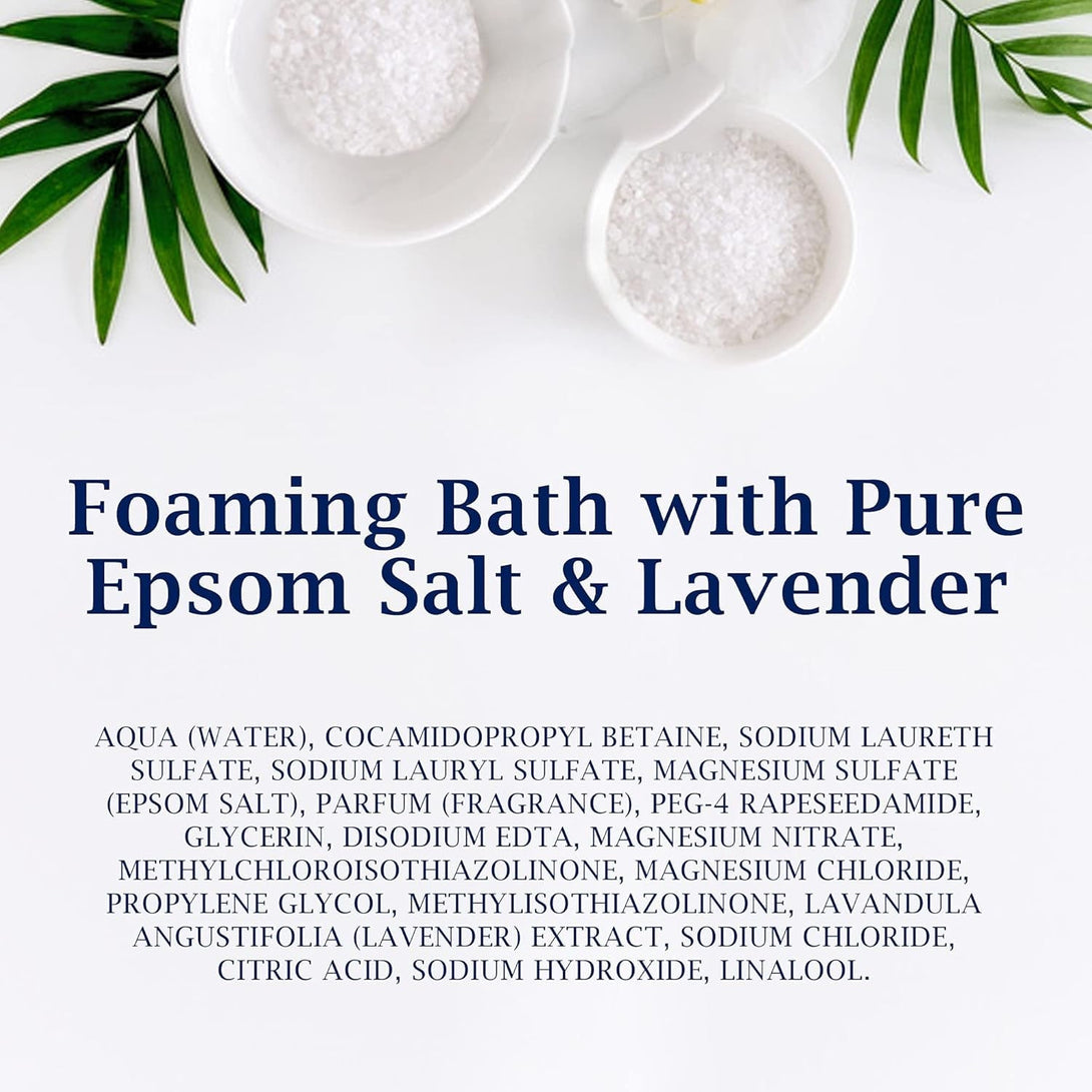 Dr Teal'S Foaming Bath with Pure Epsom Salt, Soothe & Sleep with Lavender, 34 Fl Oz