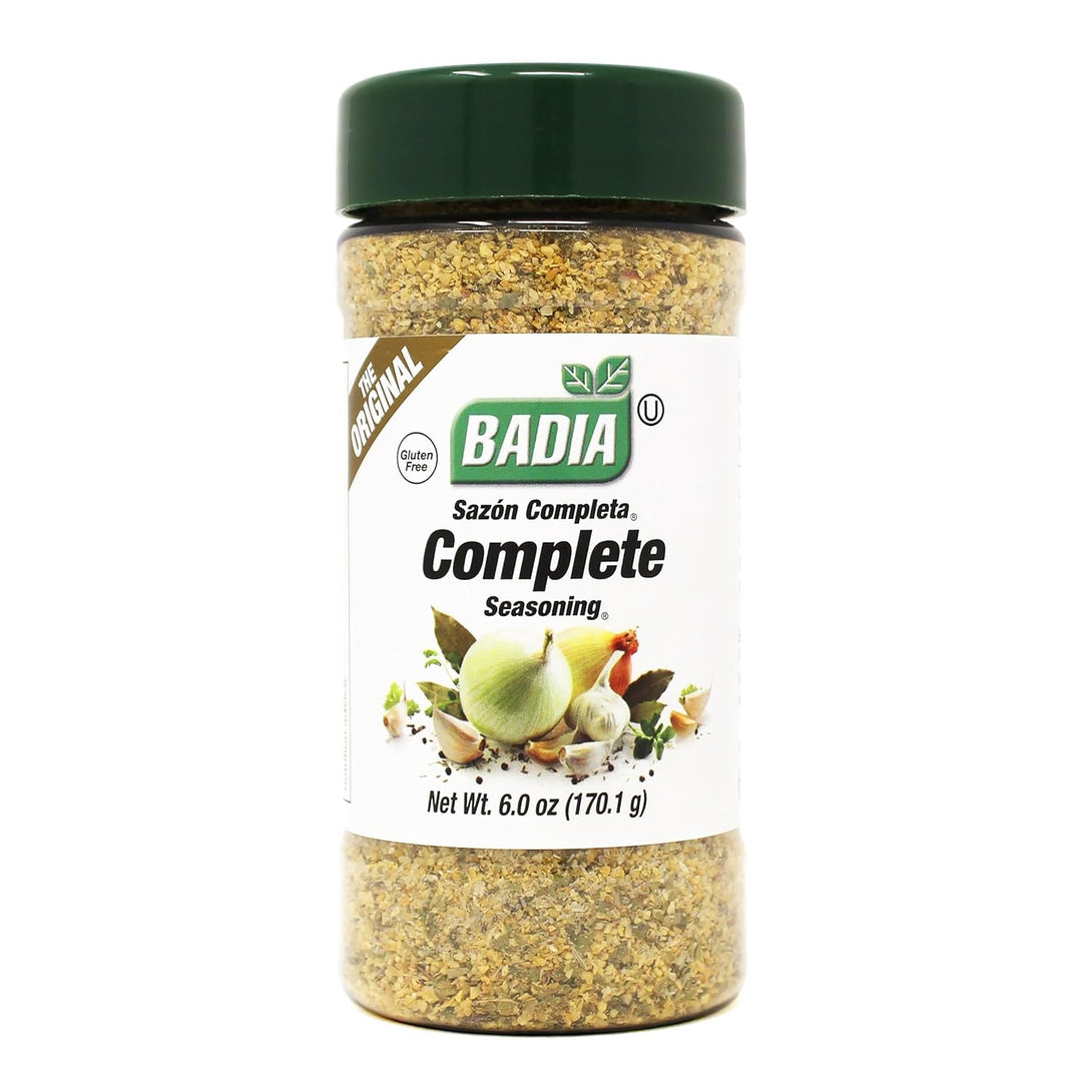 Badia Complete Seasoning, 6 Oz - All-Purpose Spice Blend of Garlic, Onion, Salt, Pepper, Herbs & Spices - Savory Signature Blend