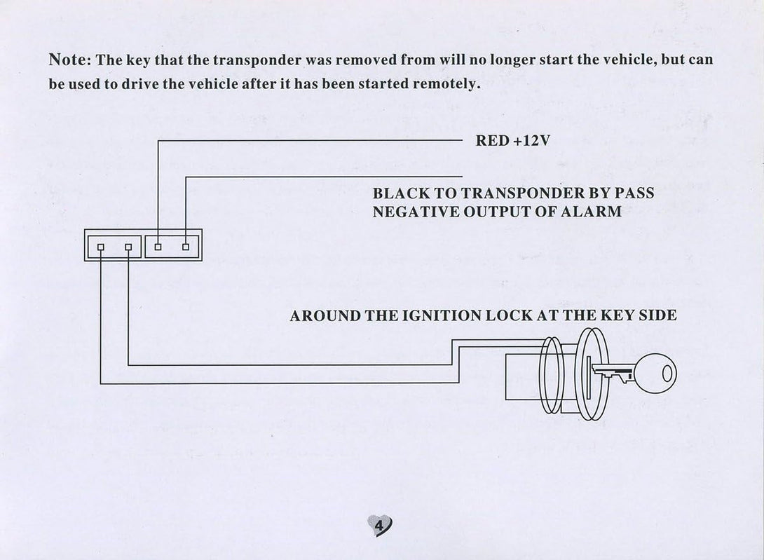 BANVIE Car Immobilizer Transponder Bypass Module for Chip Key, a Spare Chip Key Is Required, Not Fit for Other Immobilizer Way