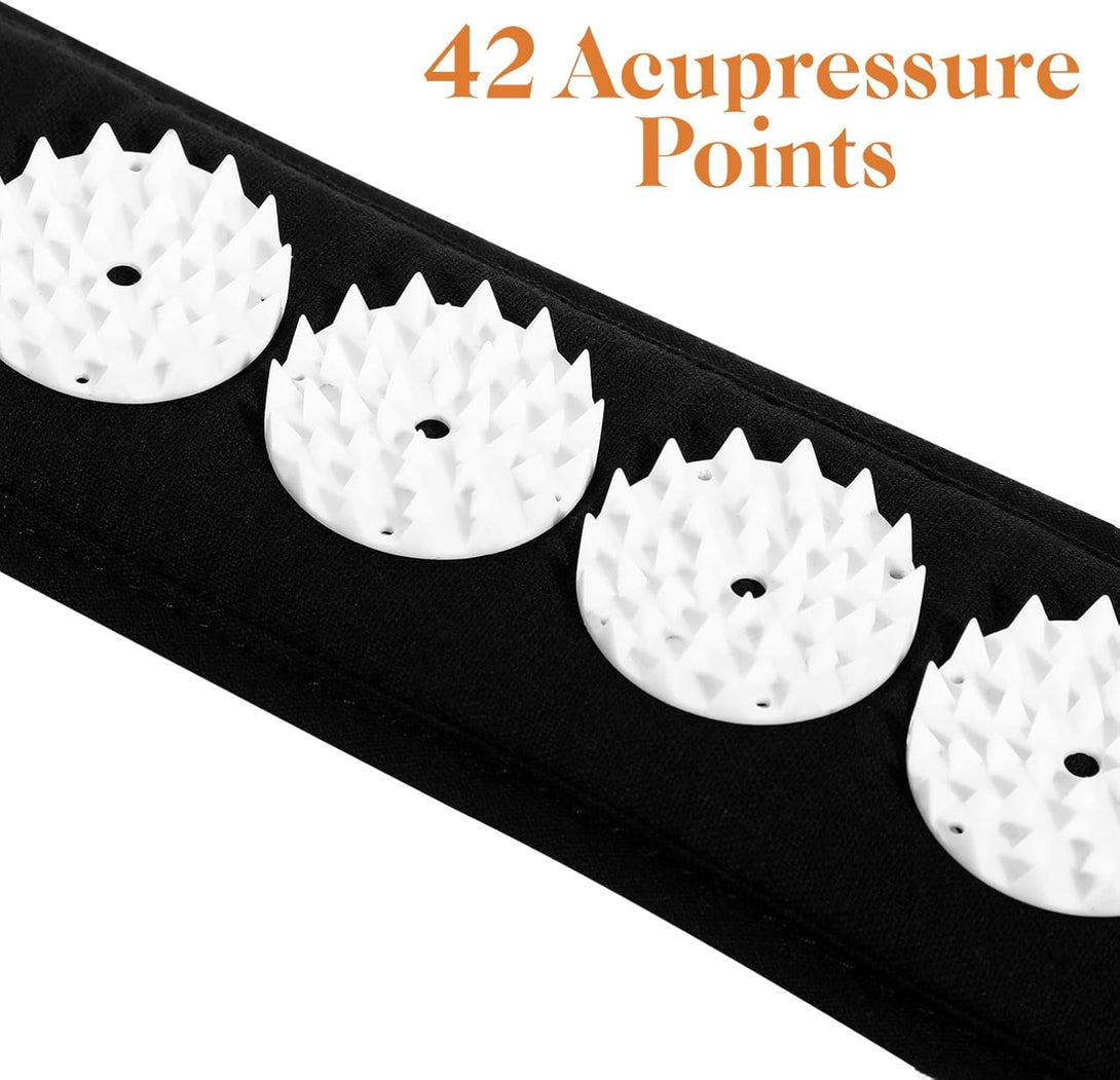 Acupressure Headband, Acupressure Wrap Belt Headband for Muscle Relaxation, Facial Skin Lift up and Chin up Belt Headband for Neck Head Muscle Stress Relaxation Meditation