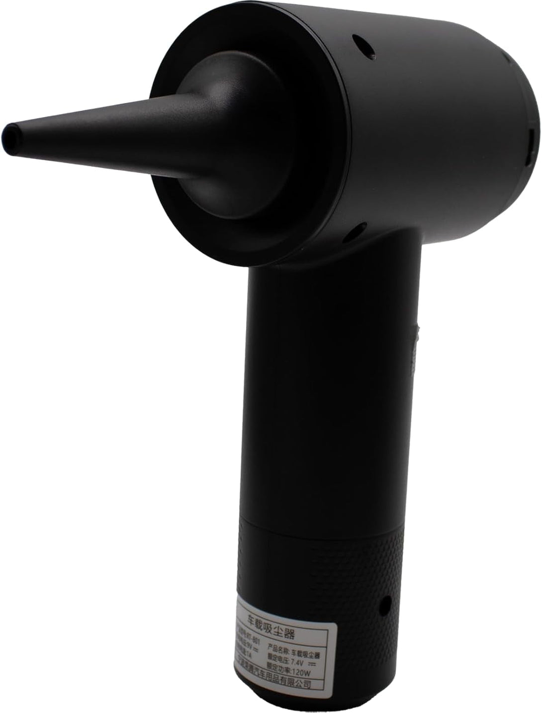 Jaspertronics™ Cordless Rechargeable 2 Speed Mini Vacuum & Dust Blower, Lightweight Handheld Cleaner W/Strong 16000 PA Suction, 0.12L Dust Cap, for Home, Office, Car, and Electronics - 6 Attachments!