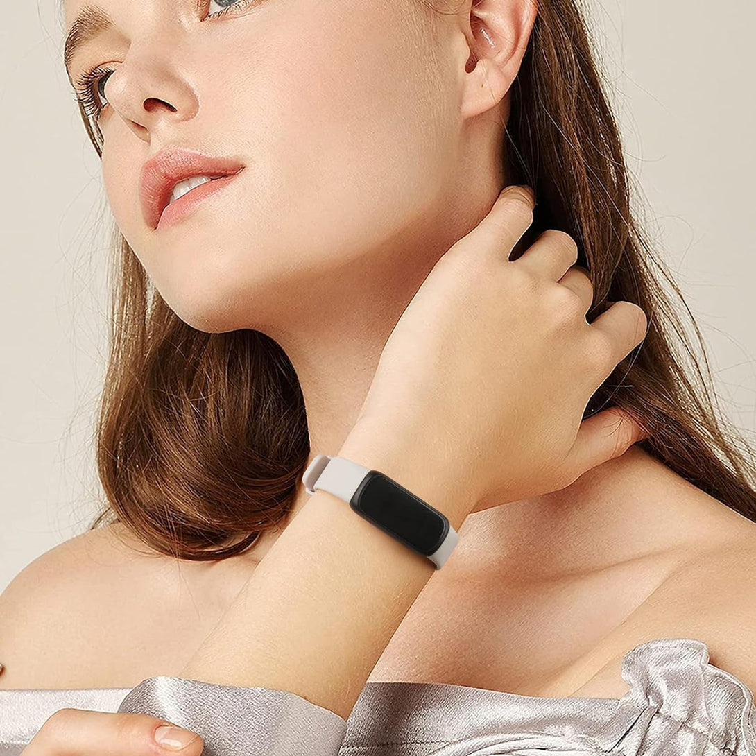 10 Pack Fitbit Inspire 3 Bands - Soft Silicone Adjustable Sport Replacement Straps for Women & Men