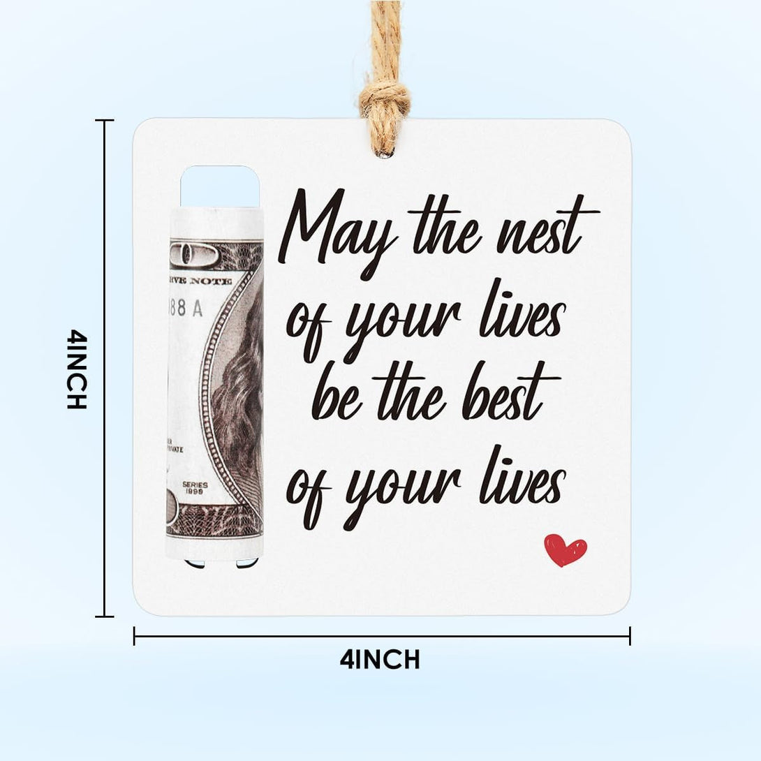 Wedding Money Holder Wedding Gifts for Couples Newlyweds Funny Newly Wed Gifts for the Husband Wife Engagement Money Holder for Cash Decoration