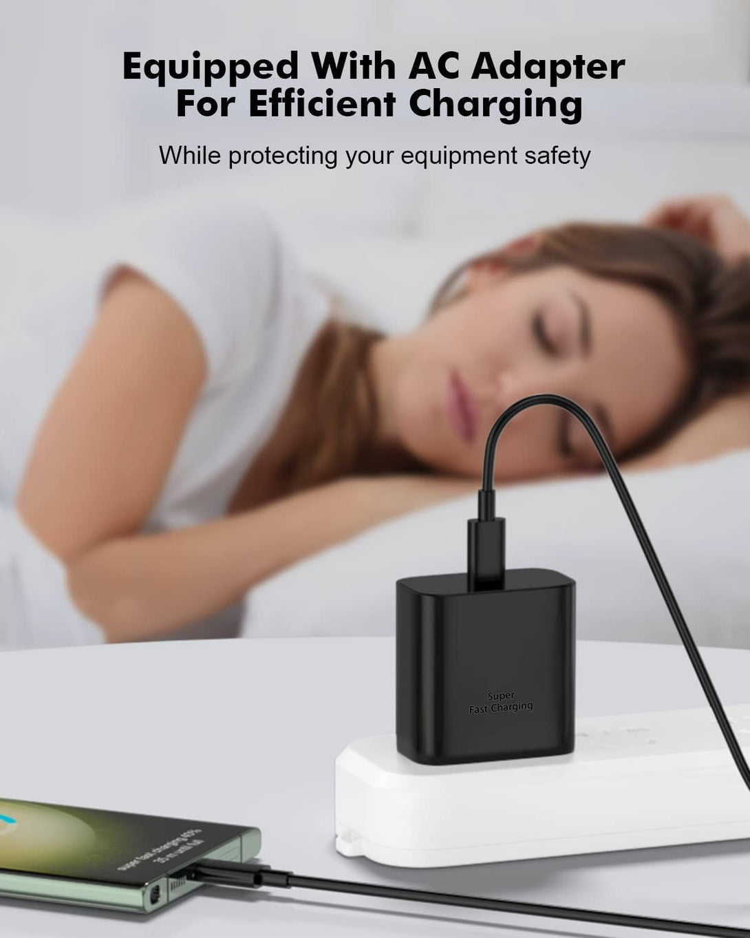 45W Super Fast Charger Type C with 10FT USB C Charger for Sam-Sung Galaxy S25 Ultra/Galaxy S24/S23 Ultra/S24/S24/S23/S22 Note S10/S9/S8, Galaxy Tab S10/S9/S8 Z Fold 5/Z Flip 5